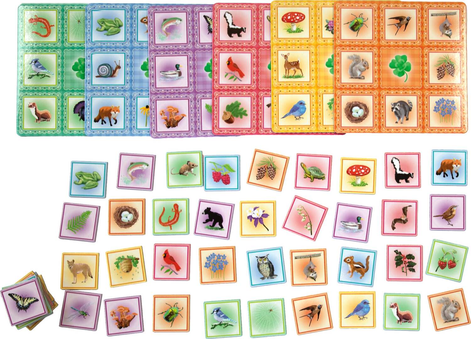 Busy Woods Bingo (medium square game)