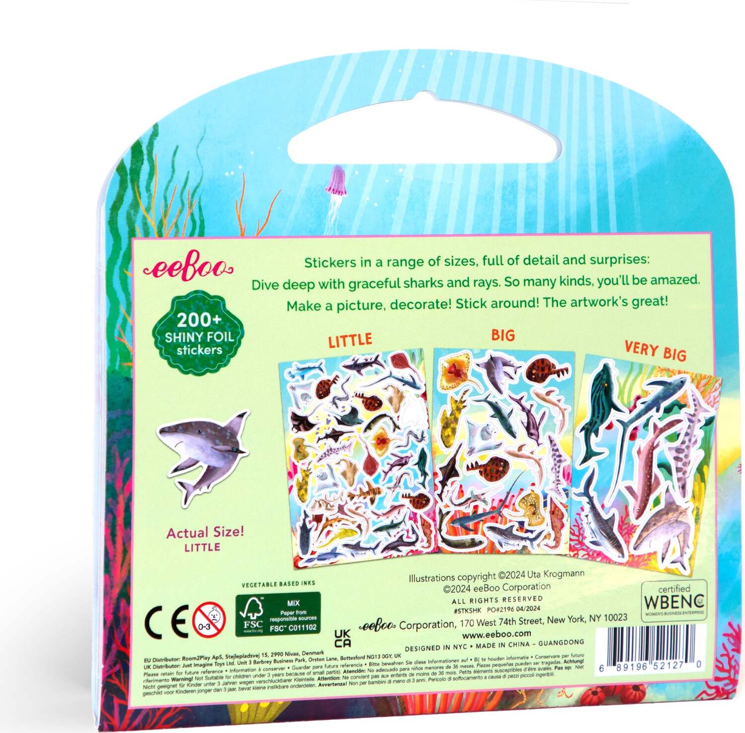 Sharks & Friends (shiny sticker book)