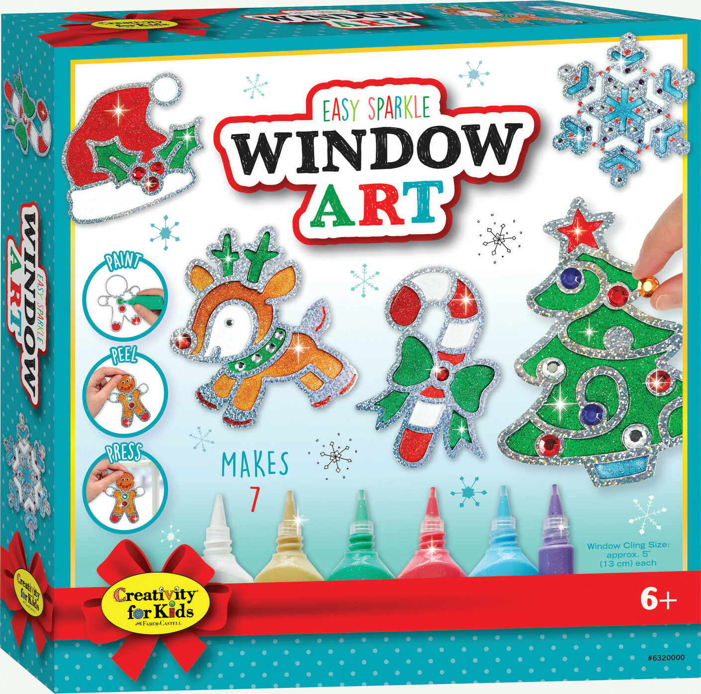 Holiday Easy Sparkle Window Art