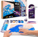 OKTO Sensory Art 3D Painting "The Great Wave off Kanagawa" – 11.8" x 15.7" Canvas Kit