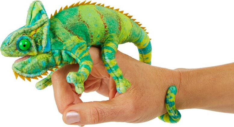 Mini Chameleon Finger Puppet