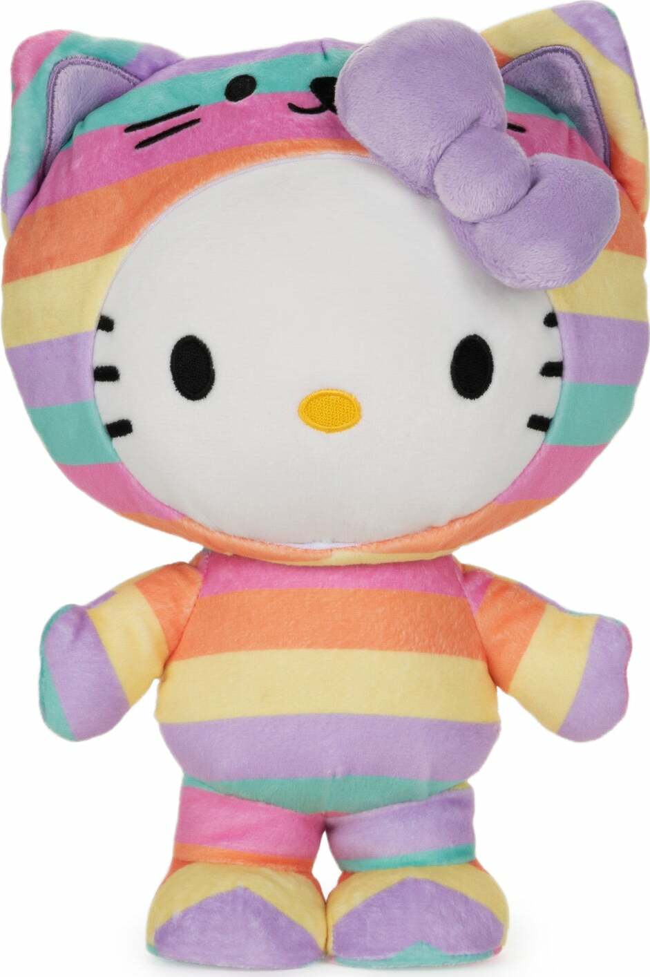 Hello Kitty in Rainbow Outfit Plush