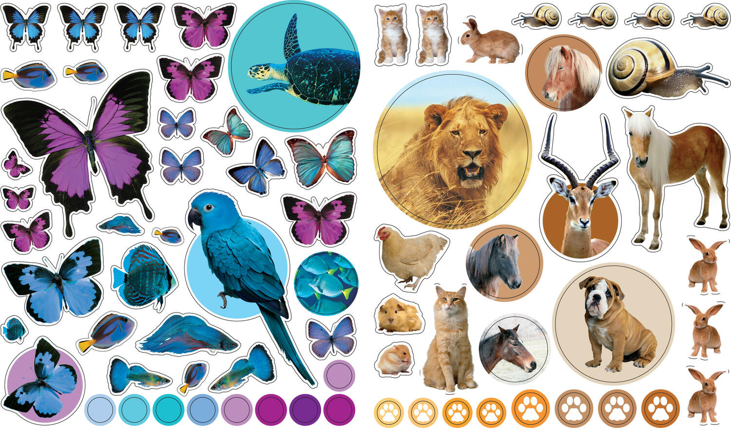 Eyelike Stickers: Animals