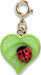 Gold Glitter Little Ladybug Charm