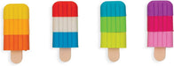 Icy Pops Scented Puzzle Erasers - Set of 4