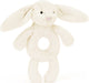 Bashful Cream Bunny Ring Rattle