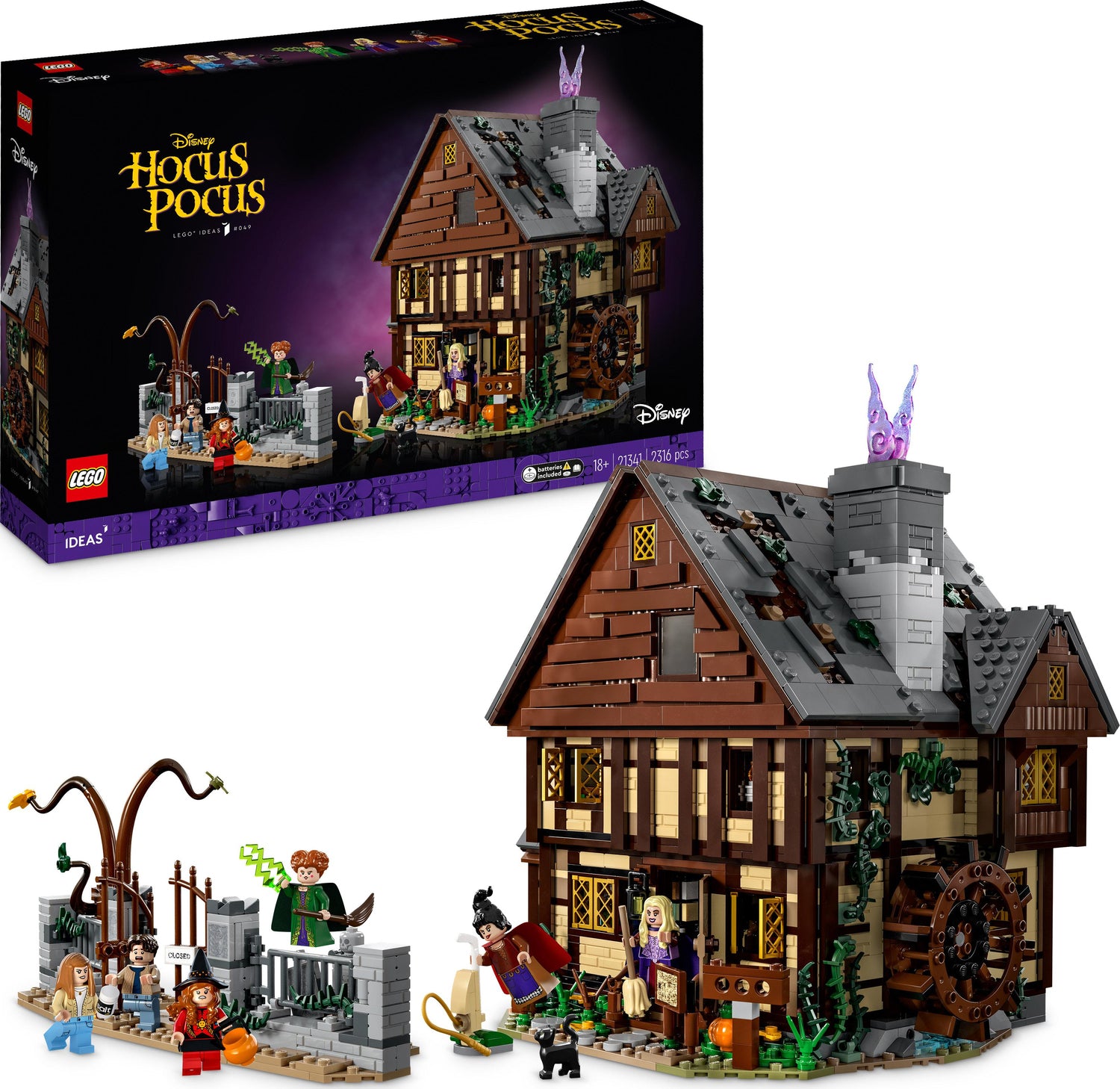 LEGO Ideas Disney Hocus Pocus: The Sanderson Sisters' Cottage