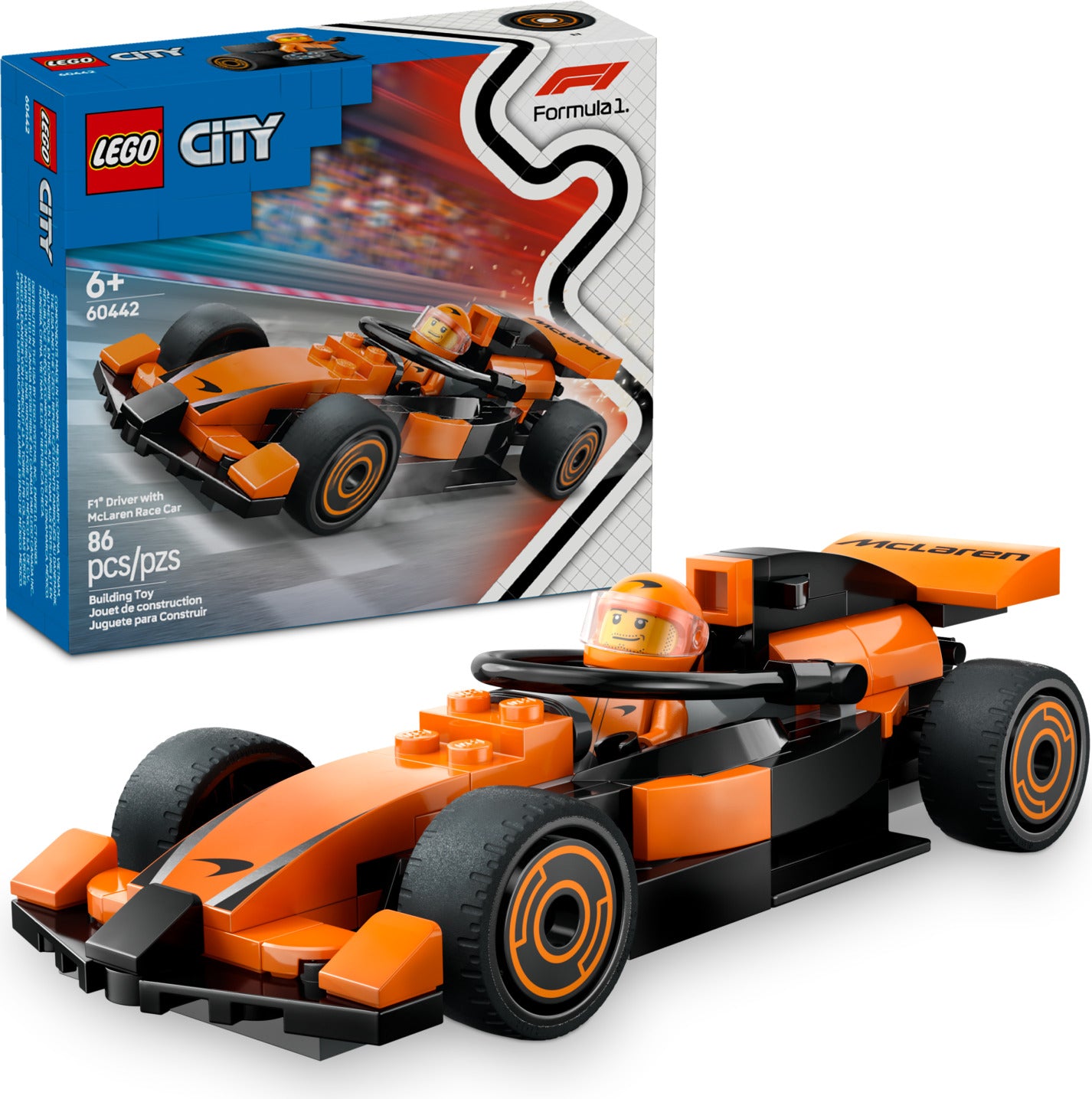 LEGO City Formula 1: F1® Driver with McLaren Race Car