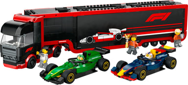 LEGO City Formula 1: F1® Truck with RB20 & AMR24 F1® Cars