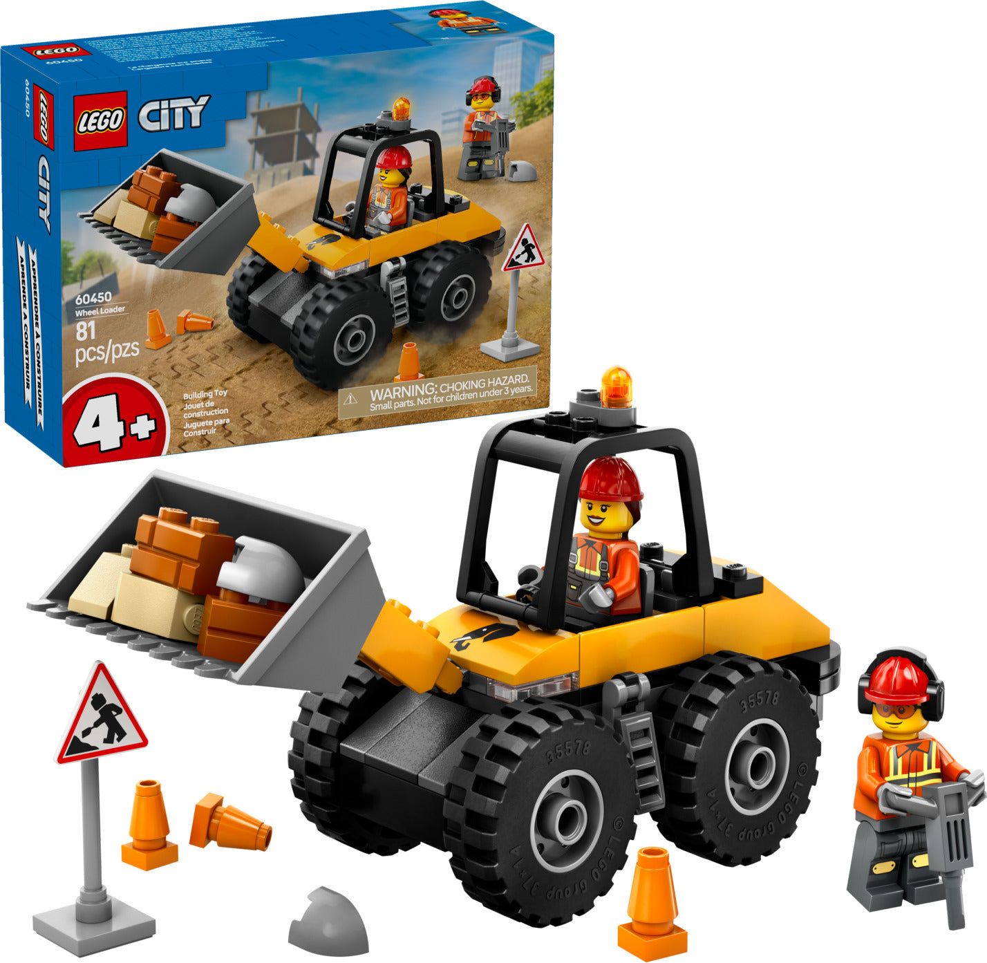 LEGO City Great Vehicles: Yellow Construction Wheel Loader