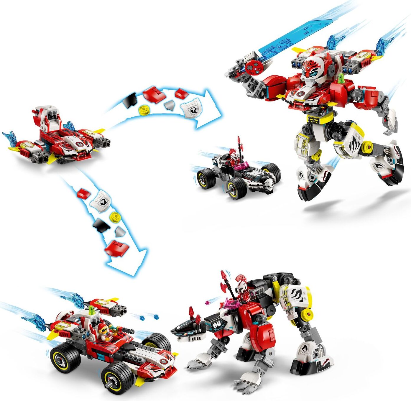 LEGO DREAMZzz: Cooper's Tiger Mech & Zero's Hot Rod Car
