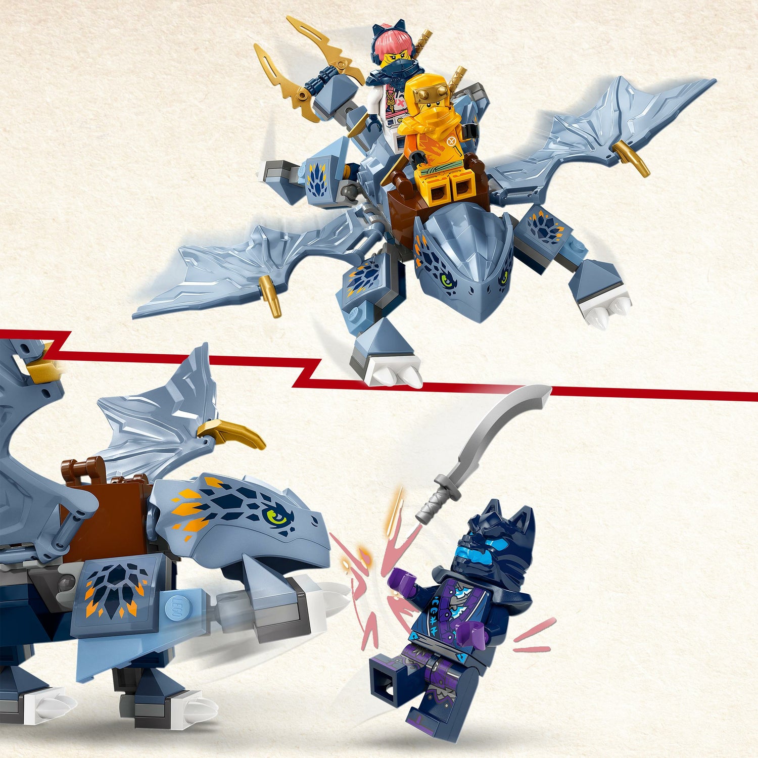 LEGO NINJAGO Young Dragon Riyu Toy Set