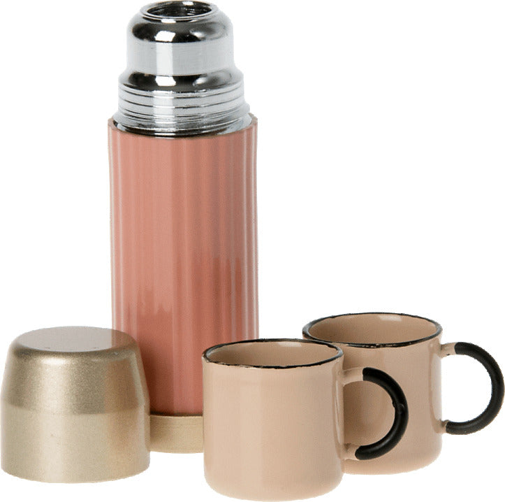Thermos and Cups - Soft Coral