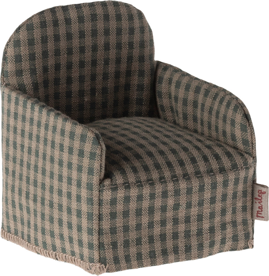 Green Checker Chair