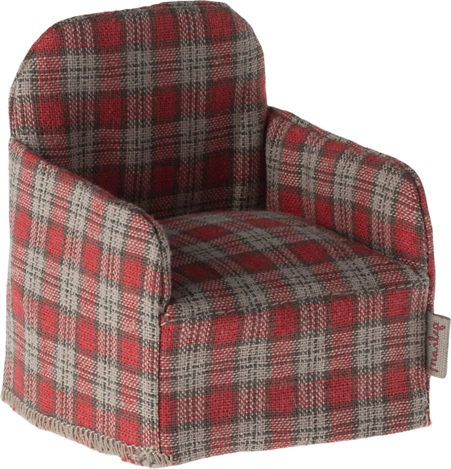 Red Checker Chair for Mouse