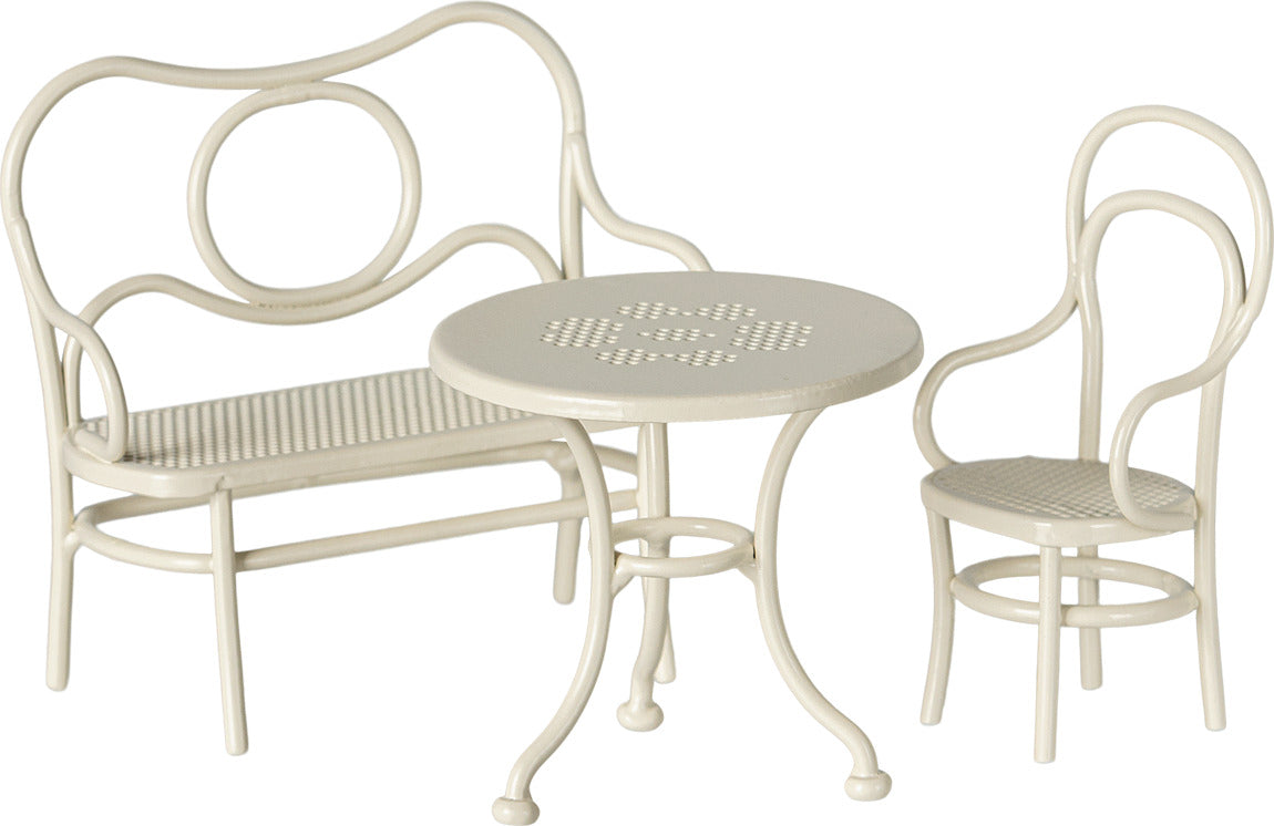 Café set, Mouse, Small - Off white