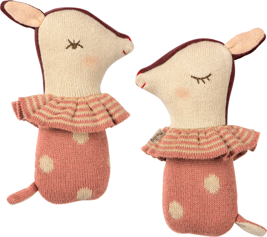 Bambi rattle - Rose