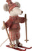 Big Sister Winter Mouse with Ski Set in Rose