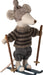 Big Brother Winter Mouse with Ski Set in Grey
