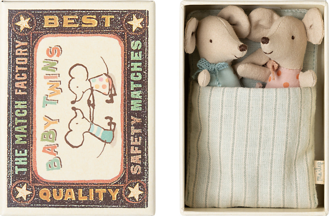 Twins, Baby mice in matchbox