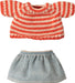 Knitted sweater and skirt, Big sister mouse