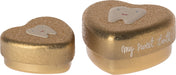 Tooth Box, Small 2 pcs - Gold