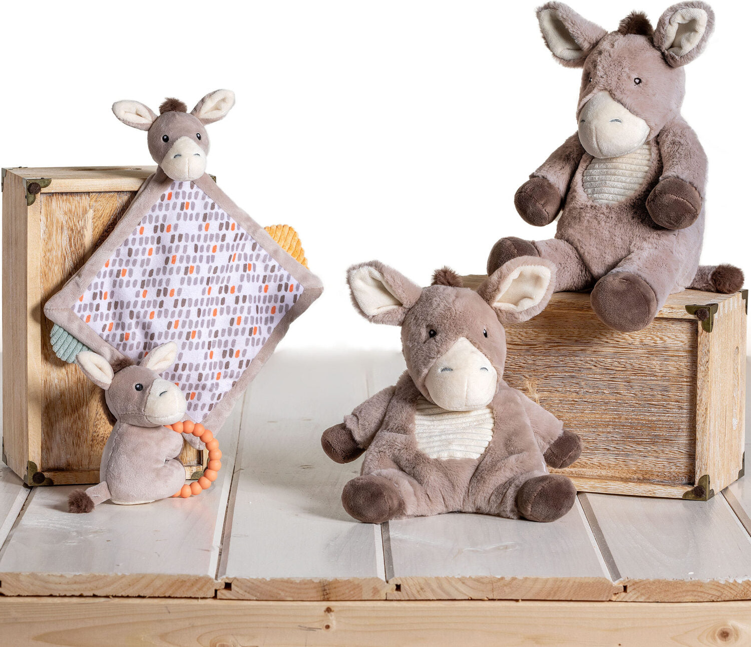 Dusty Donkey Soft Toy - 10"