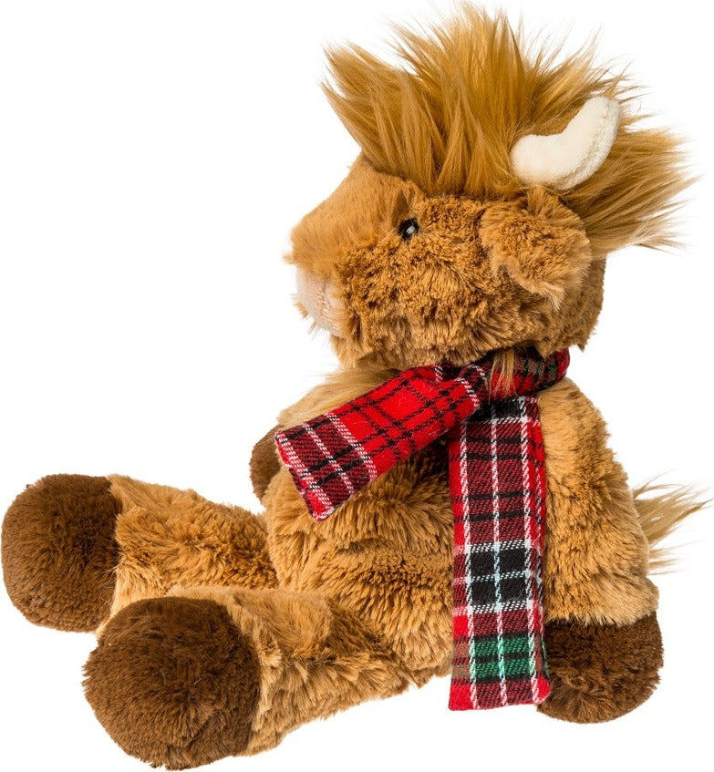 Marshmallow Junior Nutmeg Highland Cow - 9"
