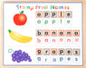 Deluxe Wooden Stamp Set - ABCs 123s