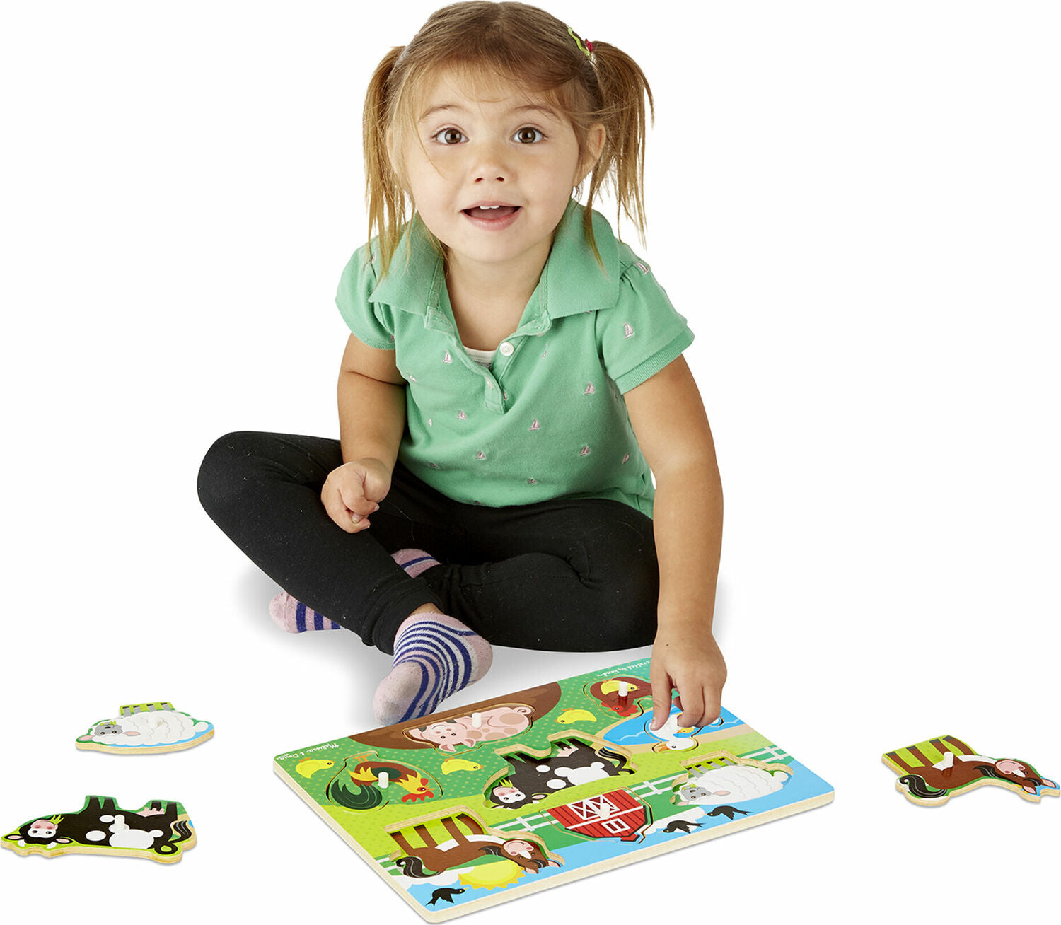 Farm Peg Puzzle - 8 pieces