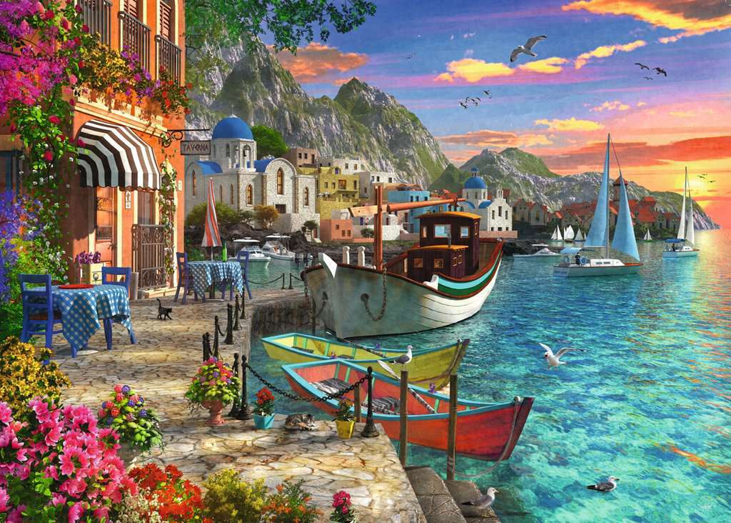 Grandiose Greece (1000 Piece Puzzle)