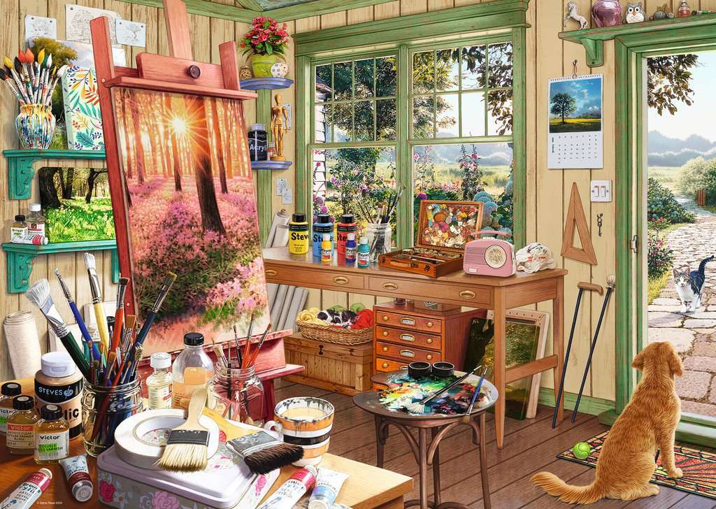 The Artist's Shed 1000 Pc Puzzle
