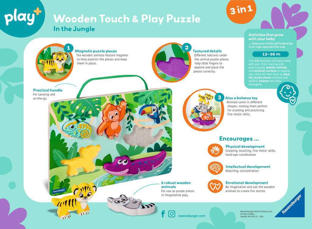 Wooden Puzzle: Jungle*