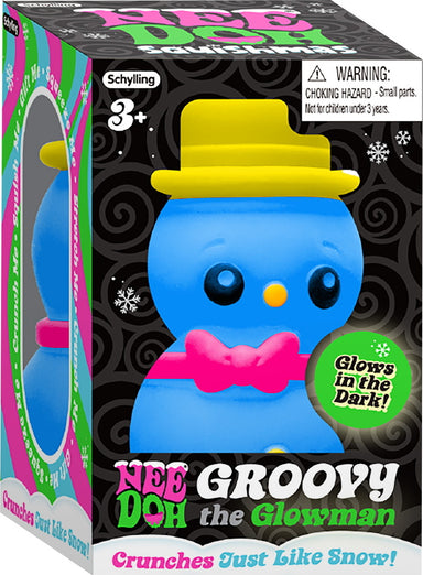 NeeDoh Groovy Glowman (Snow Ball Crunch) - assorted colors