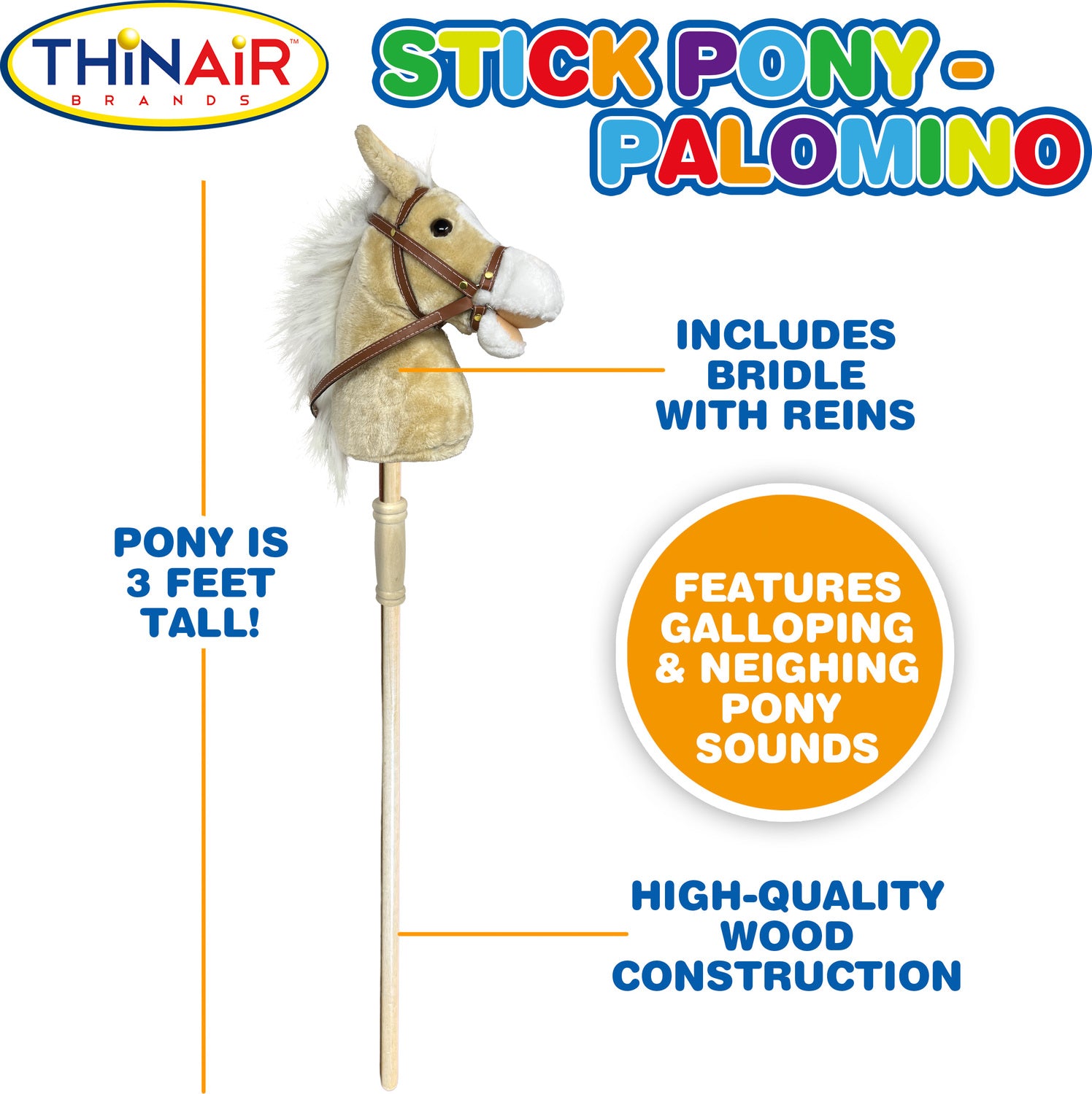 Stick Pony - Palomino