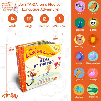 A Funny Day at the Zoo - Language Adventure Book (English)