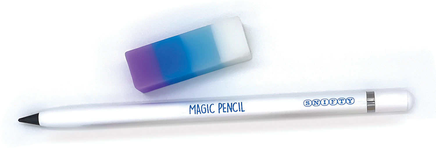 Magic! Pencil - White with Jelly Eraser