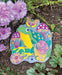 iHeartArt Marker By Numbers Garden Stone Frog & Mushroom