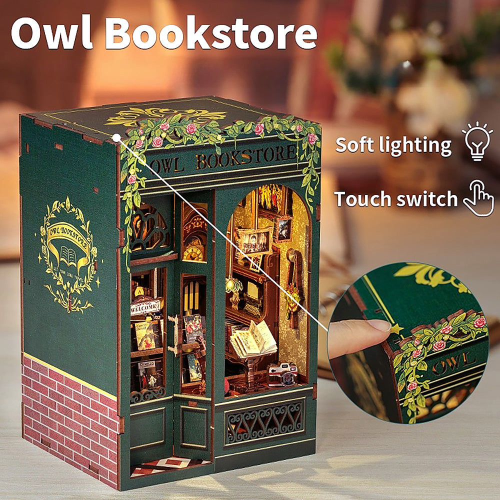 Owl Bookstore DIY Book Nook Kit