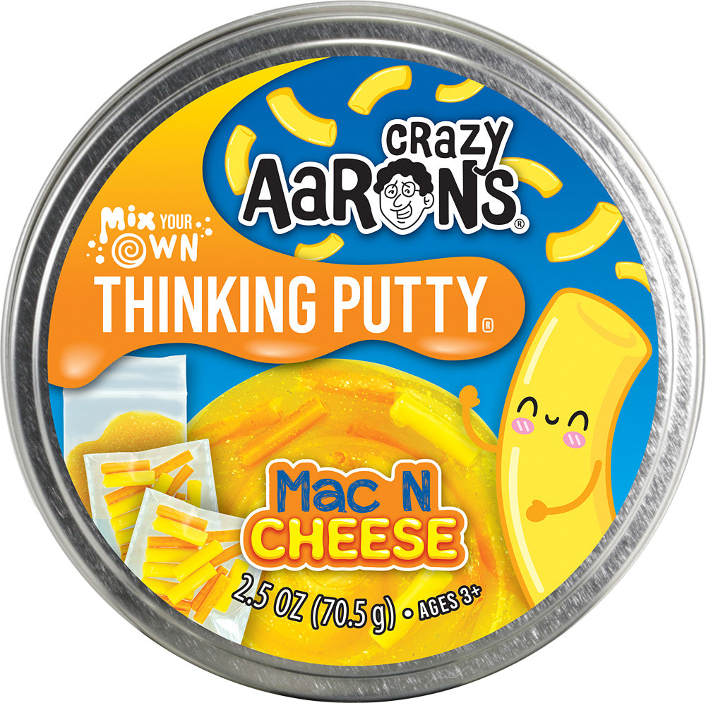Crazy Aaron's Mix Your Own Mac N Cheese Thinking Putty
