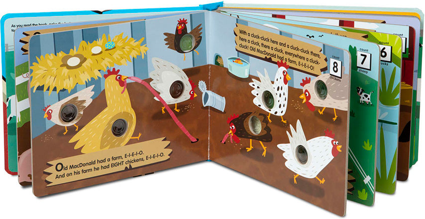 Melissa & Doug Poke-a-Dot! Book - Old MacDonald's Farm