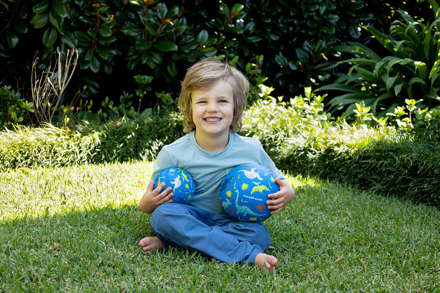 Dinosaur Blue 7" Playground Ball