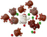 Taba-Zaba Squishy Christmas Santa with Reindeer 10 pc