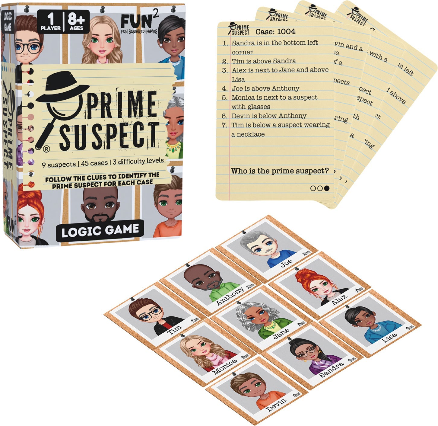 Prime Suspect Solo Card Game