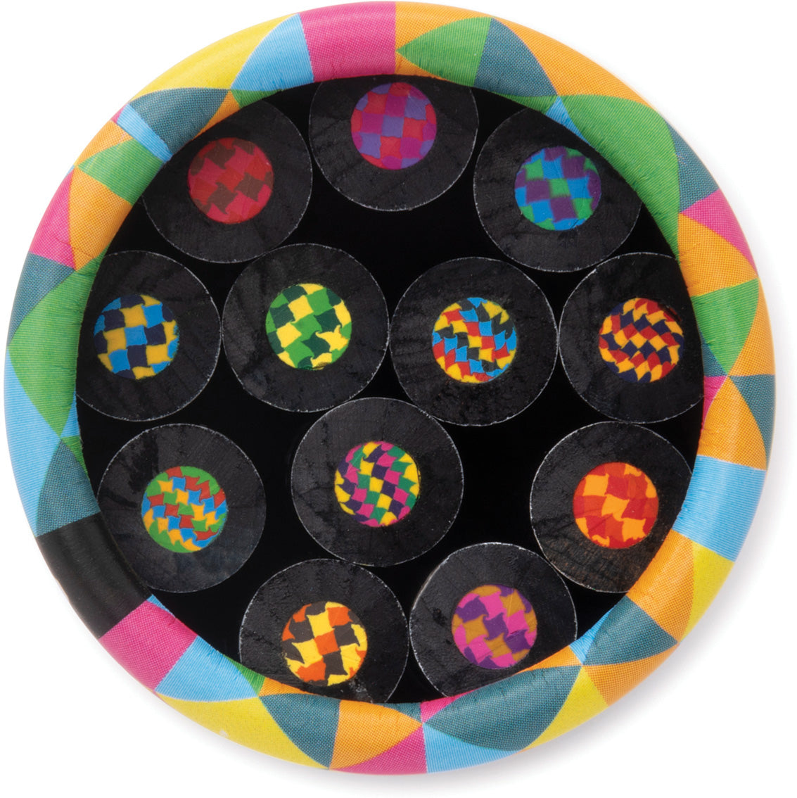 Kaleidoscope 12 Jumbo Multi-Colored Prism Pencils