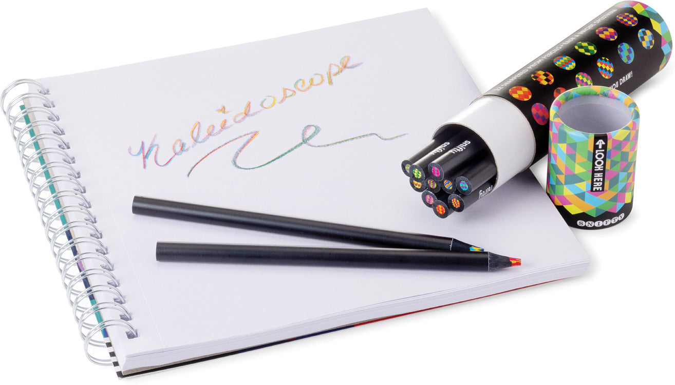 Kaleidoscope 12 Jumbo Multi-Colored Prism Pencils