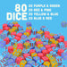 Stack-a-pillars: Dice Stacking Game