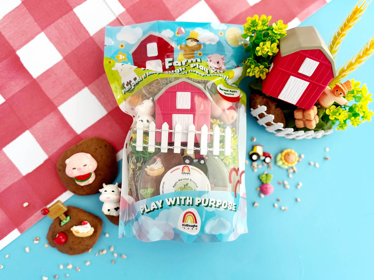 Farm KidDough Play Kit