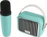 Pocket Karaoke Speaker and Microphone Combo - Teal Edition