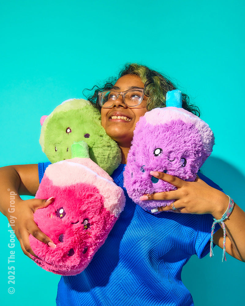 Mini Squishable Strawberry Bubble Tea